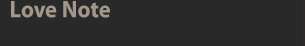 Love Note