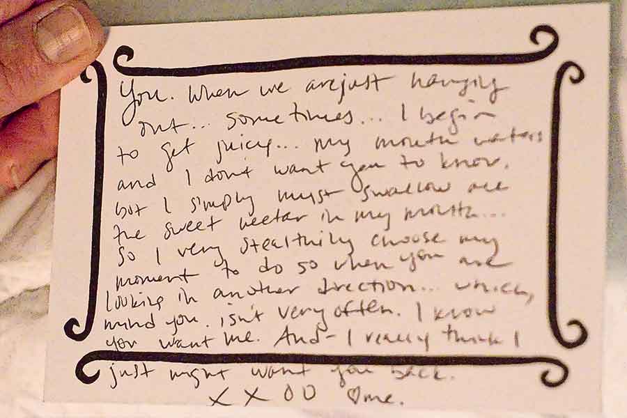 Project image - Love Note, 2010.